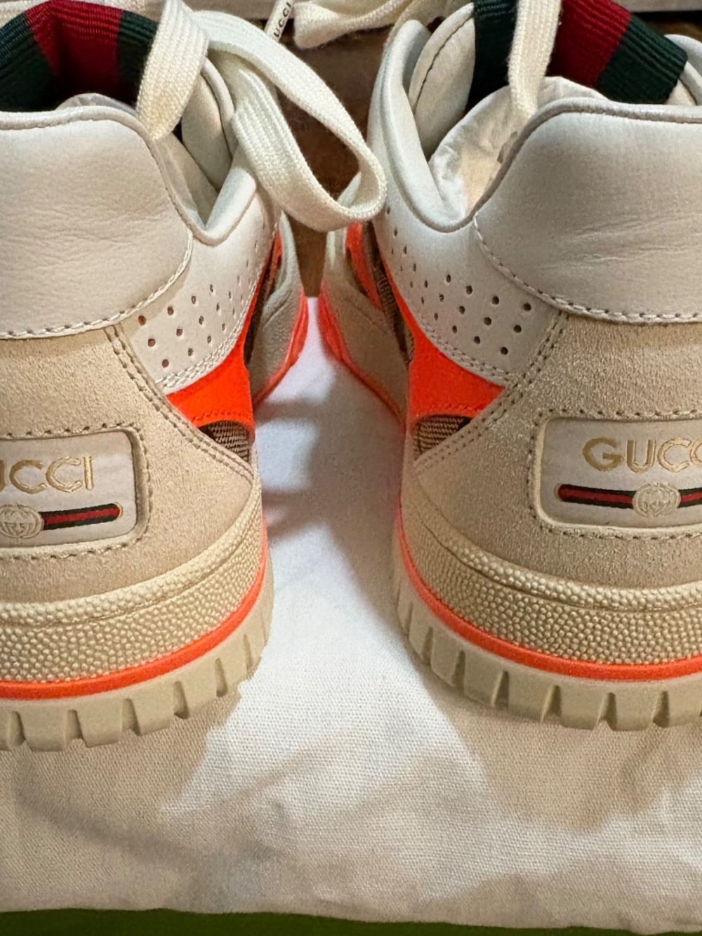 Gucci Re-Web Sneakers - Authentic - Picture 2 of 5